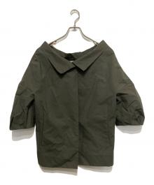 MARNI（マルニ）の古着「ボリュームスリーブ半袖ジャケット」｜グレー