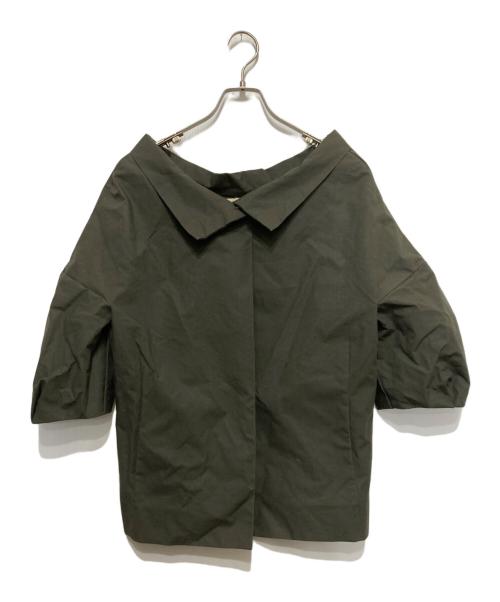 MARNI（マルニ）MARNI (マルニ) ボリュームスリーブ半袖ジャケット グレー サイズ:40の古着・服飾アイテム