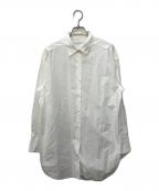 FRAMeWORKフレームワーク）の古着「HELLO.コットンシャツ」｜ホワイト