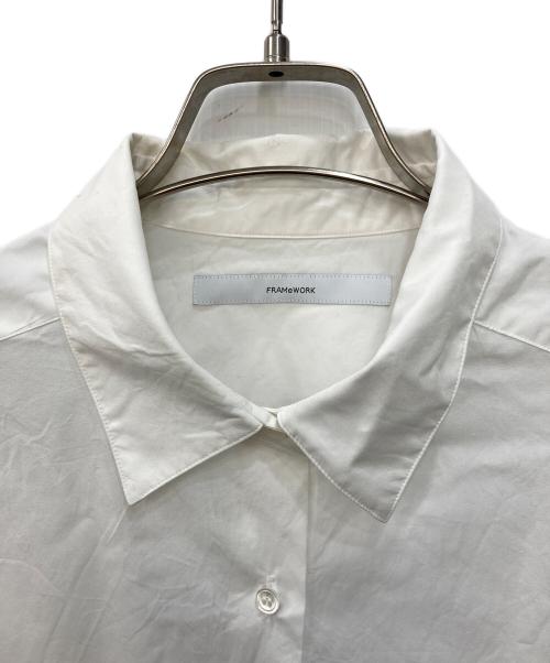 FRAMeWORK（フレームワーク）FRAMeWORK (フレームワーク) HELLO.コットンシャツ ホワイト サイズ:不明の古着・服飾アイテム