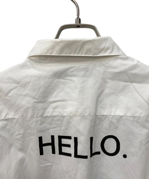 FRAMeWORK（フレームワーク）FRAMeWORK (フレームワーク) HELLO.コットンシャツ ホワイト サイズ:不明の古着・服飾アイテム