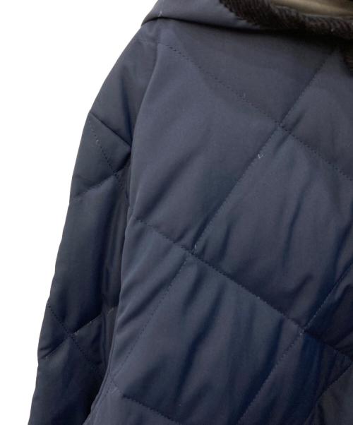 TAION（タイオン）TAION (タイオン) SHIPS any (シップスエニィ) 別注キルティング フードダウンコート ネイビー サイズ:不明の古着・服飾アイテム