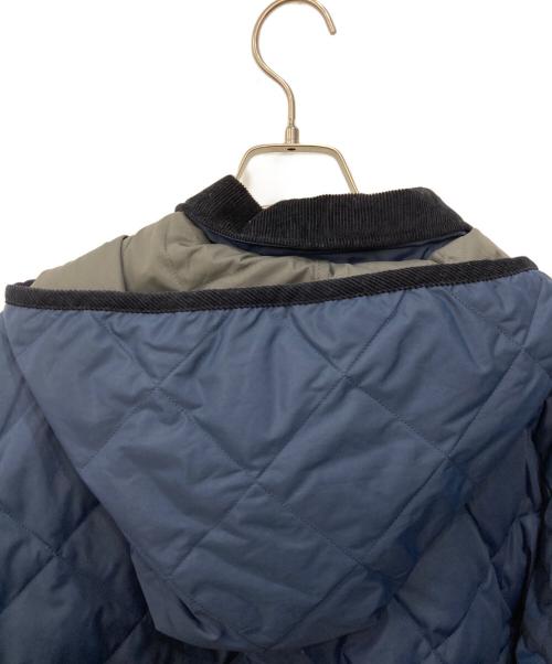TAION（タイオン）TAION (タイオン) SHIPS any (シップスエニィ) 別注キルティング フードダウンコート ネイビー サイズ:不明の古着・服飾アイテム