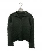 ISSEY MIYAKEイッセイミヤケ）の古着「プリーツカーディガン」｜グリーン