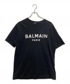 BALMAINバルマン）の古着「プリントTシャツ」｜ブラック