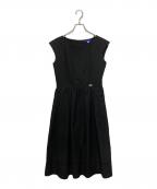 BLUE LABEL CRESTBRIDGEブルーレーベルクレストブリッジ）の古着「ノースリーブワンピース」｜ブラック