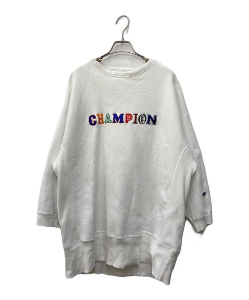 Champion（チャンピオン）Champion (チャンピオン) REVERSE WEAVE CREWNECK SWEATSHIRT ホワイト サイズ:Mの古着・服飾アイテム