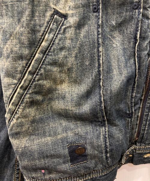 DIESEL（ディーゼル）DIESEL (ディーゼル) JUZIHOOD JACKET インディゴ サイズ:Ｌの古着・服飾アイテム