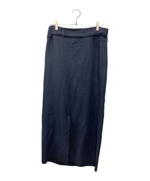 GALERIE VIE（ギャルリーヴィー）GALERIE VIE (ギャルリーヴィー) マリンカナパ オーバーラップスカート ネイビー サイズ:FREEの古着・服飾アイテム
