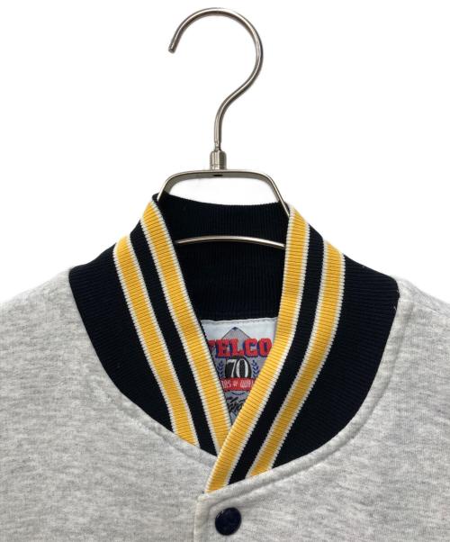 FELCO（フェルコ）FELCO (フェルコ) PIRATESスウェットスタジャン グレー サイズ:Ｌの古着・服飾アイテム