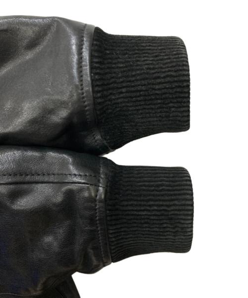 DSQUARED2（ディースクエアード）DSQUARED2 (ディースクエアード) 切替レザージャケット ブラック サイズ:不明の古着・服飾アイテム