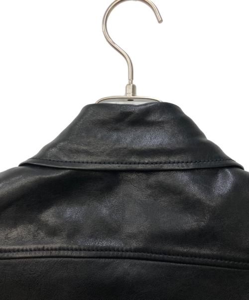 DSQUARED2（ディースクエアード）DSQUARED2 (ディースクエアード) 切替レザージャケット ブラック サイズ:不明の古着・服飾アイテム