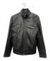 BURBERRY BLACK LABEL（バーバリーブラックレーベル）の古着「ラムレザージャケット」｜ブラック