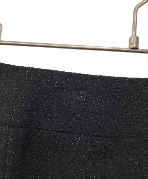 CHANEL（シャネル）CHANEL (シャネル) ラメウールスカート ブラック サイズ:38の古着・服飾アイテム