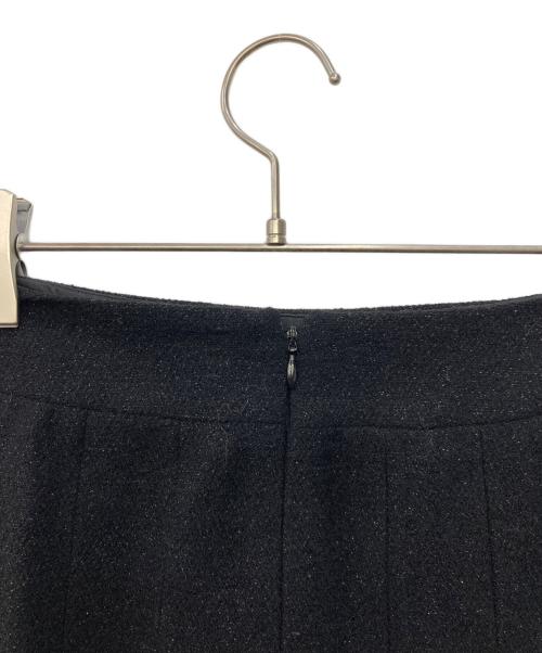 CHANEL（シャネル）CHANEL (シャネル) ラメウールスカート ブラック サイズ:38の古着・服飾アイテム