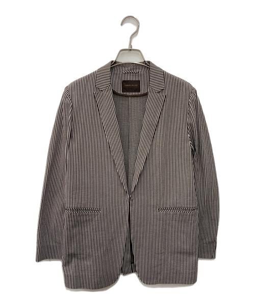 TOMORROW LAND collection（トゥモローランドコレクション）TOMORROW LAND collection (トゥモローランドコレクション) テーラードジャケット ブラウン サイズ:34の古着・服飾アイテム