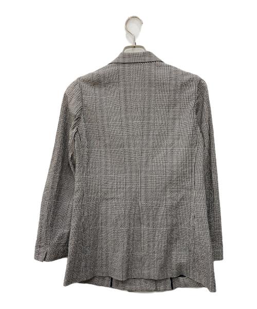 TOMORROW LAND collection（トゥモローランドコレクション）TOMORROW LAND collection (トゥモローランドコレクション) グレンサッカー ダブルブレストジャケット グレー サイズ:Sの古着・服飾アイテム
