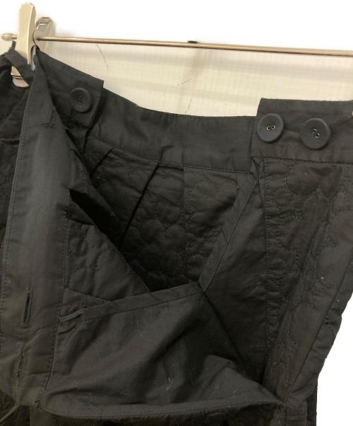 bulle de savon（ビュル デ サボン）bulle de savon (ビュル デ サボン) はなとまるキルティングスカート ブラック サイズ:FREEの古着・服飾アイテム