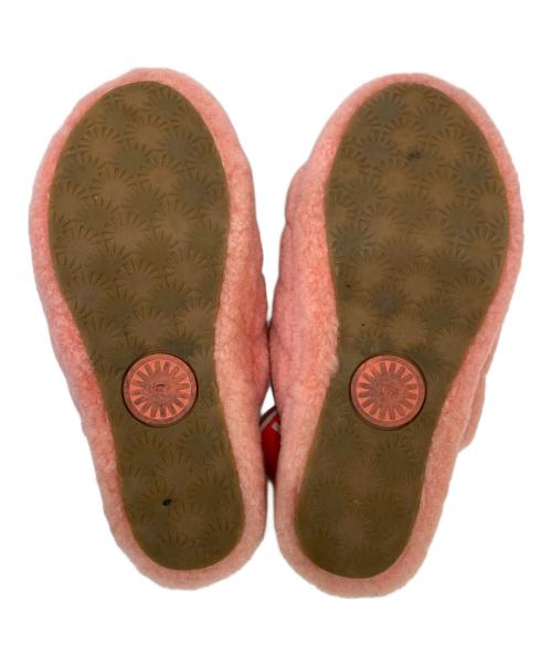 UGG（アグ）UGG (アグ) Fluff Yeah Slide ピンク サイズ:23の古着・服飾アイテム