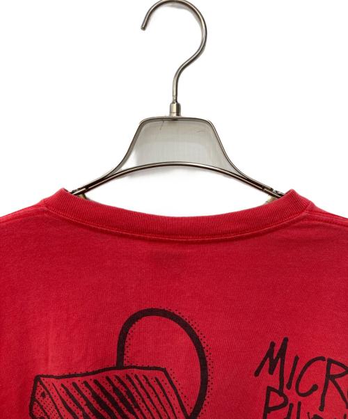 stussy（ステューシー）stussy (ステューシー) MICRO PHONE Tシャツ レッド サイズ:XLの古着・服飾アイテム