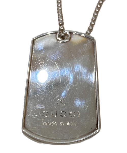 GUCCI（グッチ）GUCCI (グッチ) ドッグタグ ネックレスの古着・服飾アイテム