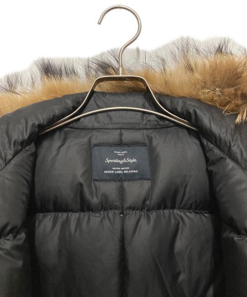 U.A. GreenLabelRelaxing（ユナイテッドアローズグリーンレーベル リラクシング）U.A. GreenLabelRelaxing (ユナイテッドアローズグリーンレーベル リラクシング) ハッスイ マウンテンダウン コート ブラック サイズ:Ⅿの古着・服飾アイテム