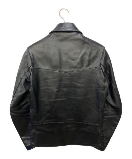 666（666）666 (666) ダブルライダースジャケット ブラック サイズ:34の古着・服飾アイテム