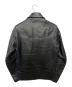 666 (666) ダブルライダースジャケット ブラック サイズ:34：37000円