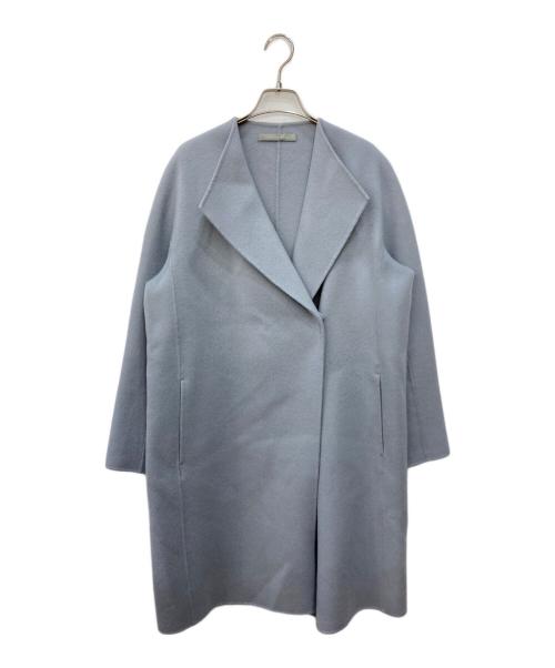 theory luxe（セオリーリュクス）theory luxe (セオリーリュクス) MOTION MARIO カシミヤ混リバーコート ブルー サイズ:38の古着・服飾アイテム