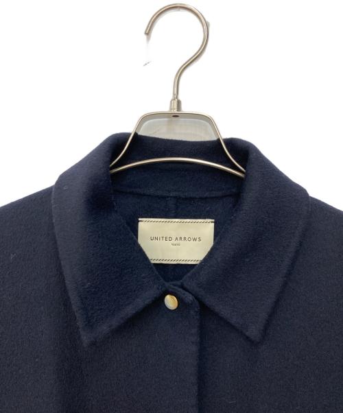 UNITED ARROWS（ユナイテッドアローズ）UNITED ARROWS (ユナイテッドアローズ) リバー メタルドット ブルゾン ネイビー サイズ:38の古着・服飾アイテム