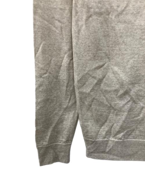 JOHN SMEDLEY（ジョンスメドレー）JOHN SMEDLEY (ジョンスメドレー) メリノウールクレリックニットポロシャツ グレー サイズ:Sの古着・服飾アイテム