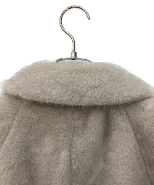 ANAYI（アナイ）ANAYI (アナイ) フェイクミンクファーブルゾン ベージュ サイズ:38の古着・服飾アイテム