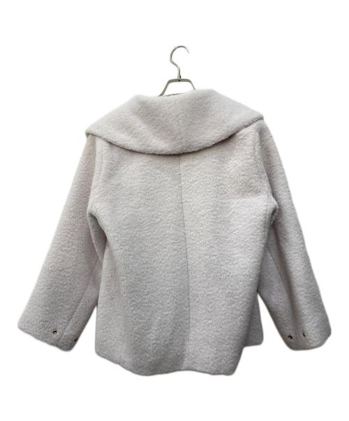 ANAYI（アナイ）ANAYI (アナイ) スーリーアルパカショールコート ホワイト サイズ:38の古着・服飾アイテム