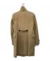 BURBERRY LONDON (バーバリーロンドン) カシミヤ混裏地ノヴァチェック柄スタンドカラーコート ベージュ サイズ:SIZE 38：15000円