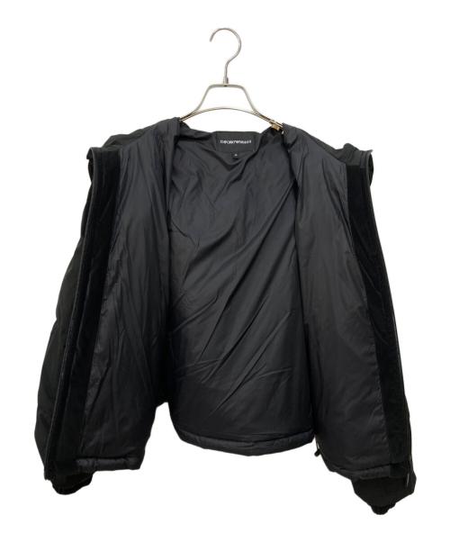 EMPORIO ARMANI（エンポリオアルマーニ）EMPORIO ARMANI (エンポリオアルマーニ) 中綿ジャケット ブラック サイズ:38の古着・服飾アイテム