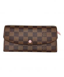 LOUIS VUITTON（ルイ ヴィトン）の古着「ダミエ ポルトフォイユ エミリー」｜ローズ・バレリーヌ