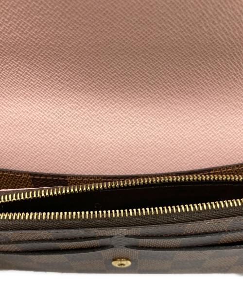 LOUIS VUITTON（ルイ ヴィトン）LOUIS VUITTON (ルイ ヴィトン) ダミエ ポルトフォイユ エミリー ローズ・バレリーヌの古着・服飾アイテム