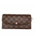 LOUIS VUITTON（ルイ ヴィトン）の古着「ダミエ ポルトフォイユ エミリー」｜ローズ・バレリーヌ