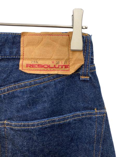 RESOLUTE（リゾルト）RESOLUTE (リゾルト) 710 デニムパンツ インディゴ サイズ:SIZE 76cm (W30)の古着・服飾アイテム