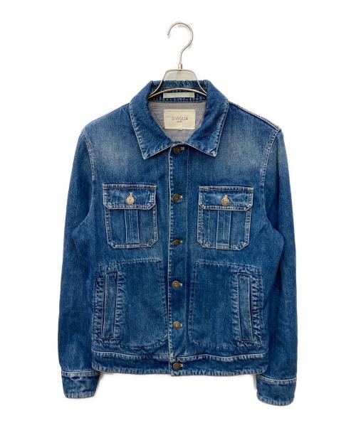 SIVIGLIA（シビリア）SIVIGLIA (シビリア) デニムジャケット ブルー サイズ:SIZE 48の古着・服飾アイテム