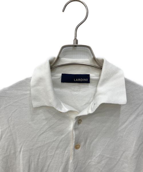 LARDINI（ラルディーニ）LARDINI (ラルディーニ) ポロシャツ ホワイト サイズ:SIZE 48の古着・服飾アイテム