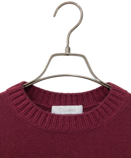 Cruciani（クルチアーニ）CRUCIANI (クルチアーニ) ウールニット ボルドー サイズ:48の古着・服飾アイテム