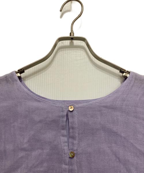 BEARDSLEY（ビアズリー）BEARDSLEY (ビアズリー) カヤ前後ブラウス パープル サイズ:Fの古着・服飾アイテム