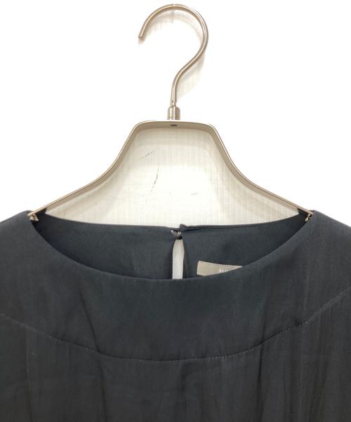 PLAIN PEOPLE（プレインピープル）PLAIN PEOPLE (プレインピープル) ギャザーワンピース ブラック サイズ:3 未使用品の古着・服飾アイテム
