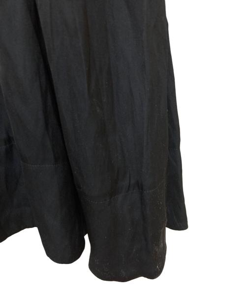 PLAIN PEOPLE（プレインピープル）PLAIN PEOPLE (プレインピープル) ギャザーワンピース ブラック サイズ:3 未使用品の古着・服飾アイテム