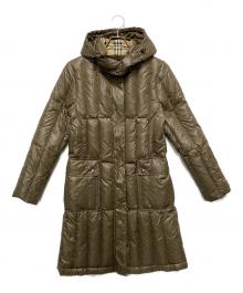BURBERRY GOLF（バーバリーゴルフ）の古着「裏ノヴァチェックダウンコート」｜ブラウン