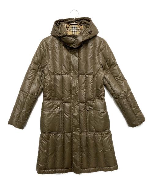 BURBERRY GOLF（バーバリーゴルフ）BURBERRY GOLF (バーバリーゴルフ) 裏ノヴァチェックダウンコート ブラウン サイズ:Ⅿの古着・服飾アイテム