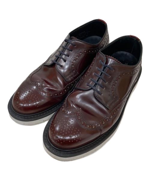 LOAKE（ローク）LOAKE (ローク) ウィングチップシューズ ブラウン サイズ:SIZE 7の古着・服飾アイテム