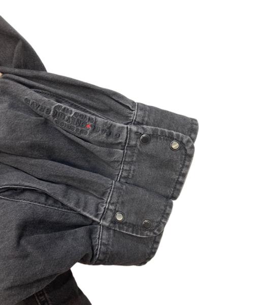 DIESEL（ディーゼル）DIESEL (ディーゼル) D-EAST-Pデニムシャツ ブラック サイズ:Ｌの古着・服飾アイテム