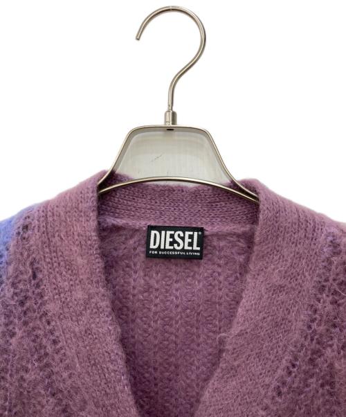 DIESEL（ディーゼル）DIESEL (ディーゼル) M-ILLYカーディガン パープル サイズ:Sの古着・服飾アイテム